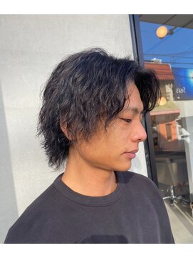 メンズバイココテラス 豊中(men's by cocoterace) ウルフカット/メンズパーマ/メンズカット/ツイストスパイラル