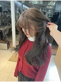 roots color×フェミニンロング