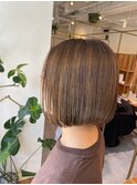 ボブ×ハイライト