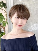 ショートヘア/ショート/くびれショート/30代40代50代/表参道