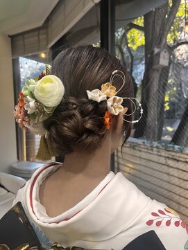ジラ ヘアアンドメイク(girra HAIR&MAKE) 成人式振袖着付け＋ヘアセット