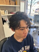 エイト(AITE)&nbsp;ブルーブラック/スペインカール/スパイキーショート/川口