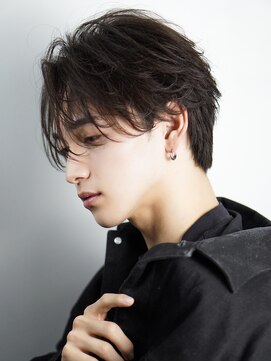 オーシャントーキョー 渋谷(OCEAN TOKYO) フェザーパーマニュアンスパーマ韓国ヘア刈り上げショート