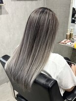 ラック(LUCK)&nbsp;バレイヤージュ/船橋/くすみベージュ/細めハイライト