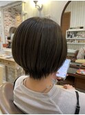 丸みショートボブ
