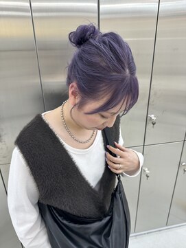 ユイマァル 岡山店(YUIMARL) ラベンダーカラー×ヘアアレンジ