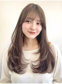 レイヤーカットミディアムレイヤー顔周りレイヤーロングレイヤー