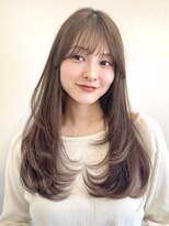 アビー(ABBEY3)&nbsp;レイヤーカットミディアムレイヤー顔周りレイヤーハッシュカット