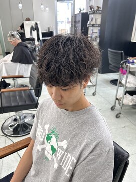 ネクスト 静岡店(NEXT) MEN'S HAIR/ブルーブラック/スペインカール/韓国マッシュ