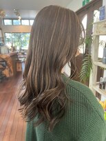 オブジェ ナチュレ(OBJE’T nature)&nbsp;ハイライトカラー/ロングウェーブ/ブラウンベージュ