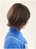 【松戸 松田】大人可愛いレイヤーボブ 切りっぱなしスタイル