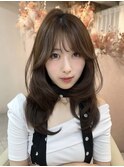 10代20代30代/韓国風くびれヘア/レイヤーカット/ヨシンモリ