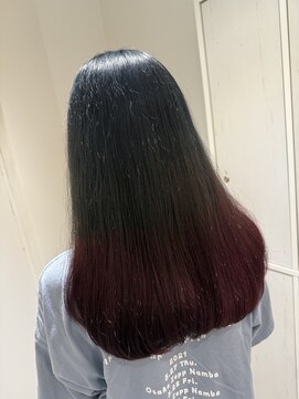 フィゼル あべのルシアス店(Aujua fizelle) ダブルカラーグラデーション