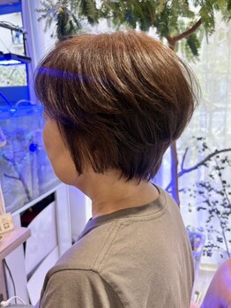 ミハス(Mijas)の写真/経験豊富な女性スタイリストが担当◎大型サロンでは話しづらい、年齢を重ねて出てきた悩みもご相談下さい♪