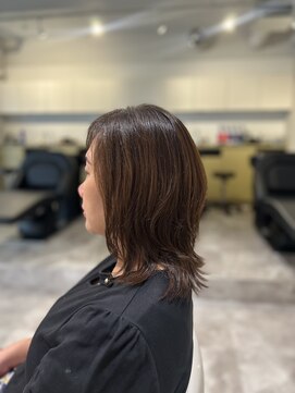 ソイクフ 四条大宮店(SOY-KUFU) 20代30代40代◎似合わせカットイメチェンオリーブグレー外はね