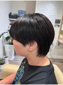 黒髪マッシュショート☆