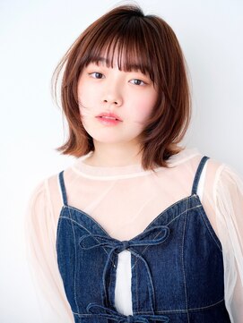 ファナ(fha-na) ☆韓国ミディアムレイヤーカット大人ガーリー 似合わせカット ☆