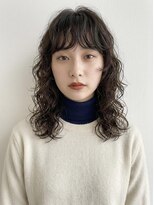ザビー(THE B)&nbsp;本八幡×ウェーブミディ×ダークブラウン