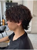 宇都宮メンズカットメンズパーマ波巻きスパイラルパーマツイスパ