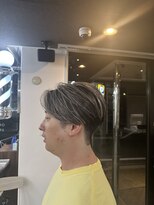 テーラ 八幡宿店(TELA) ホワイトメッシュ×韓国風センターパート