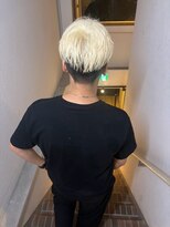 Men's JESTER【メンズジェスター】メンズカット/メンズパーマ/メンズカラー/フェード 〈REi〉ホワイトヘア