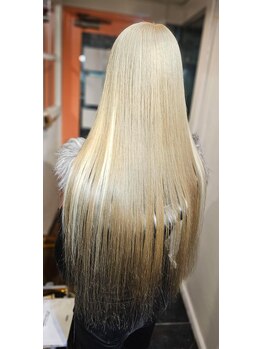 ヘアーメイクデコトウキョウ 鹿児島 天文館店(hair make Deco.Tokyo)の写真/ダブルカラー#ブリーチ#水素・トステア・トリートメント・ブリーチ#毛にも縮毛矯正ができます。#鹿児島