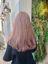 リサヘアーデザイン(RISA HAIR DESIGN)&nbsp;ゆるふわロング×ピンクベージュ《西新店》