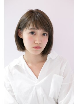 ヘアーアンドファッションシオミエイチ (hair＆fashion shiomi H) 【shiomi H】大人クラシカルなワンカールロブ