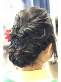 【amule hair】くるりんぱアップ