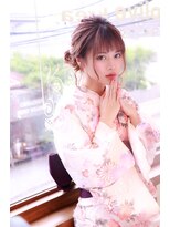 ネオリーブクレア 綱島店(Neolive Krea) 夏の浴衣を最高に可愛くする抜け感ヘアセット&着付け