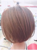 あご下ふんわりボブ