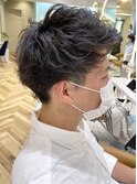 マスクを付けててもカッコいい!オトナの刈り上げ×パーマ
