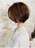 カットでできる丸みショート【Ruufus恵比寿渋谷】3158