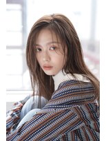 フラッグ ヘアー 天神西通り店(Flag HAIR)&nbsp;艶感たっぷりベージュロング