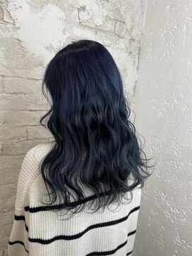 プライズ アイリス 池袋東口店(prize Iris) 韓国風◎ネイビーブルー◎【池袋美容室】