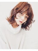 天使の羽バング＋レイヤーボブ