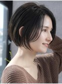 前髪長め大人ショートボブ20代30代40代【AIN.表参道】川原大地