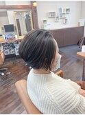 かきあげショートスタイル