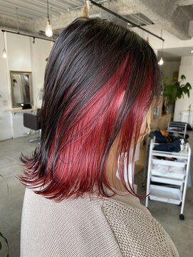 クレヴィア ヘア ビューティー(crevia hair beauty) Inner RED