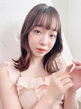 アルバム 新宿(ALBUM SHINJUKU) ふんわりくびれ巻き_アースカラーくびれヘアツートン_48908