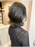 福山美容室Caary 大人気イルミナカラーオリーブアッシュ