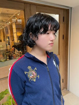 ルアウハク 梅田(LUAU Haku) ・Mash BOB natural perm・【Haku/梅田/タクノ】