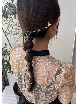 レイ(Lei) ヘアアレンジ*金箔