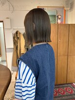 エニエンメイクス 立川(ENIEN MAKE'S)&nbsp;ボブ/切りっぱなし/レイヤーカット/オリーブベージュ/立川3