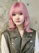 ソル ジングウマエ(SOL JINGUMAE)&nbsp;ミルクティーベージュダブルカラーグレージュカラーハイライト