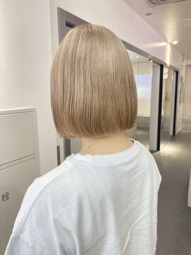 ゲーム 原宿店(GAME) ミルクティーベージュ/ダブルカラー/ケアブリーチ/髪質改善/原宿