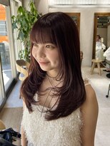 アドア 横浜(ADORE)&nbsp;【ADORE 横浜市】レイヤーカット×ピンクブラウン