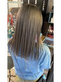 『京都 ルーナ』マットベージュ×ロブ 30代40代50代60代【草木】