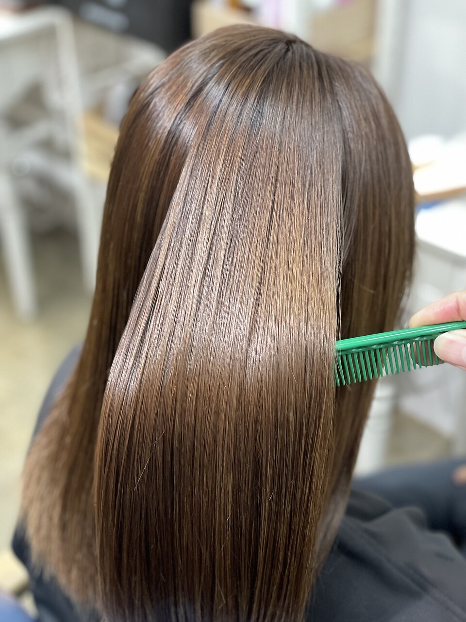 ブラウンカラー/シルクストレート/艶髪：L229436088｜スナリー(Snaly