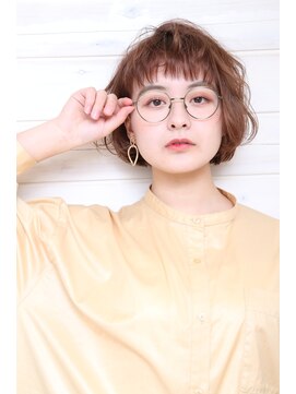 オーシャン(Ocean) [OCEAN Hair&Life藤原純]丸みショートボブ/パーマ/ボリューム